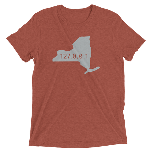 New York 127.0.0.1 Filled T Shirt