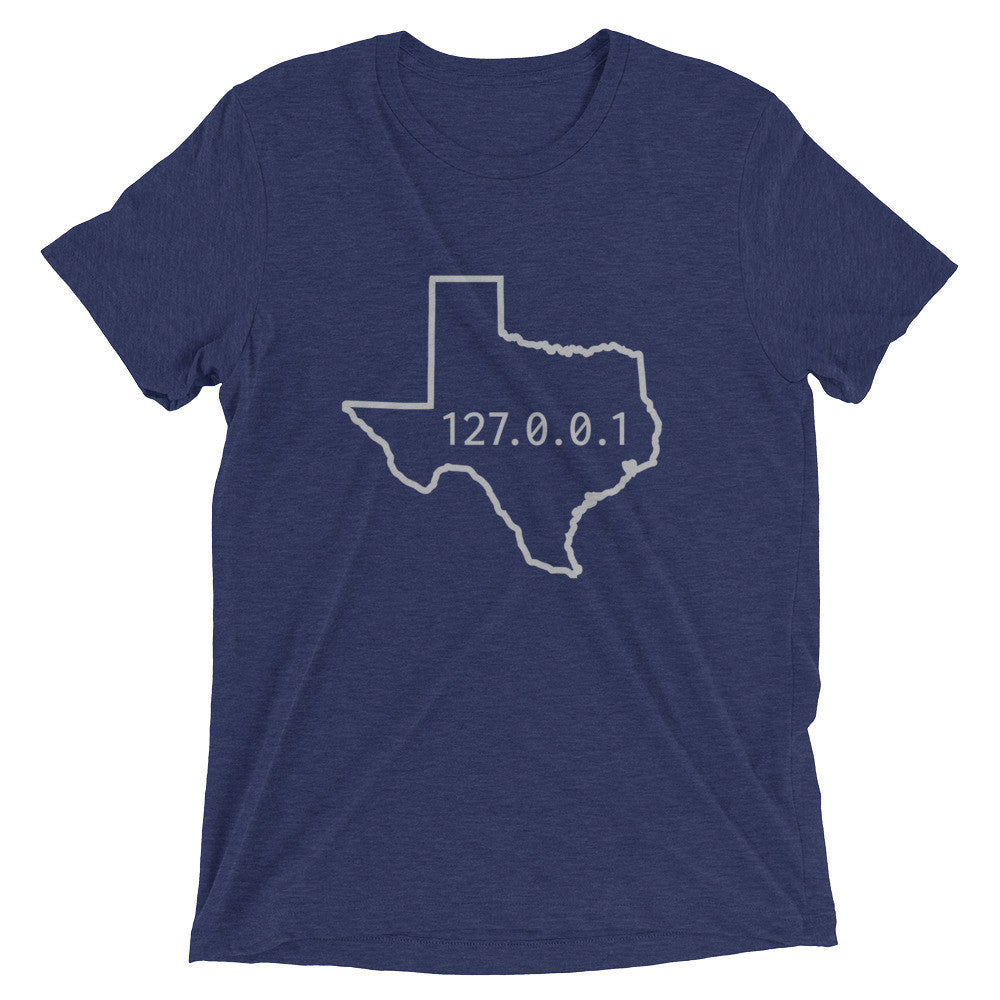 Texas 127.0.0.1 Outline T Shirt