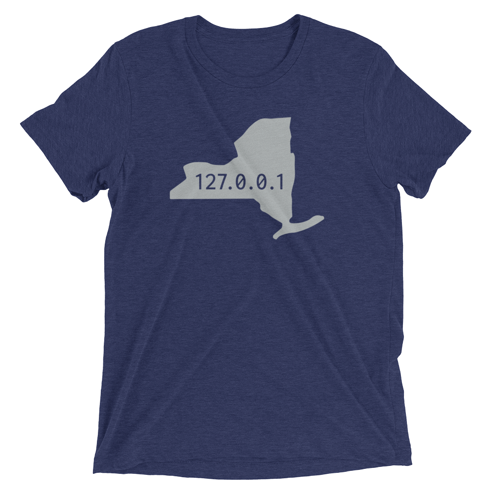 New York 127.0.0.1 Filled T Shirt