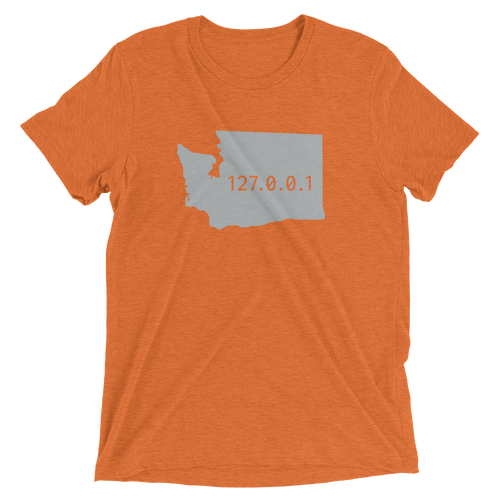 Washington 127.0.0.1 Filled T Shirt